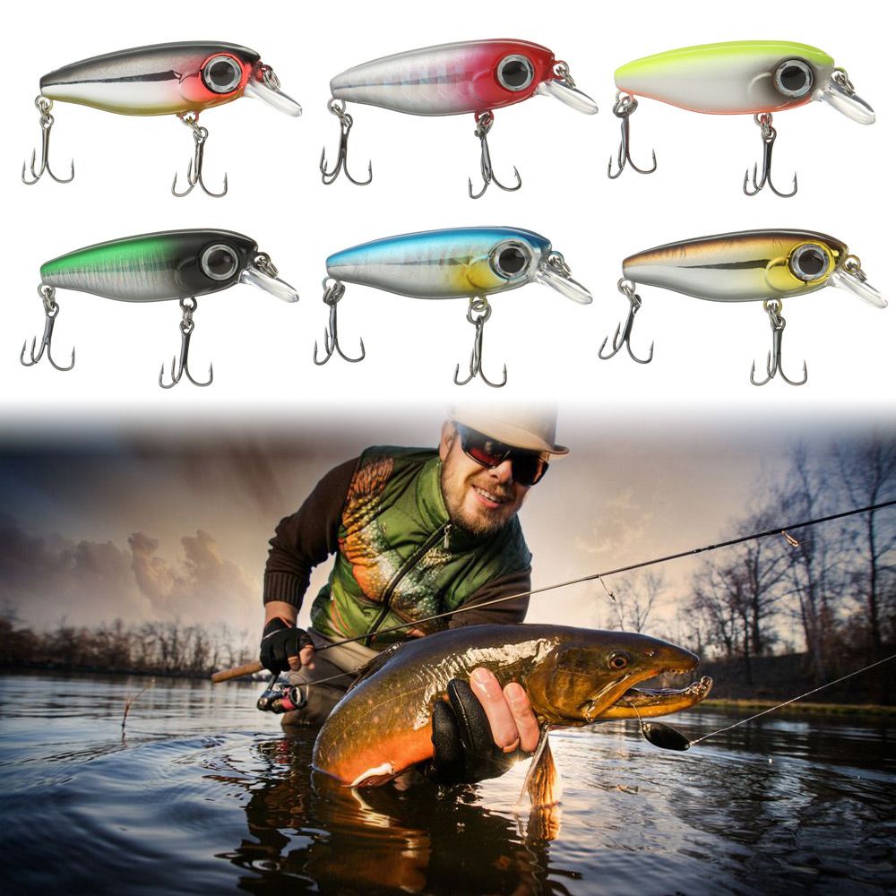 Mồi câu cá giả bằng ABS cứng cỡ 43mm/3g tiện dụng