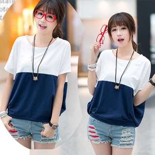Áo vải bông cổ O cánh dơi