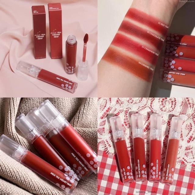 Son kem Romand Milk Tea Velvet Tint