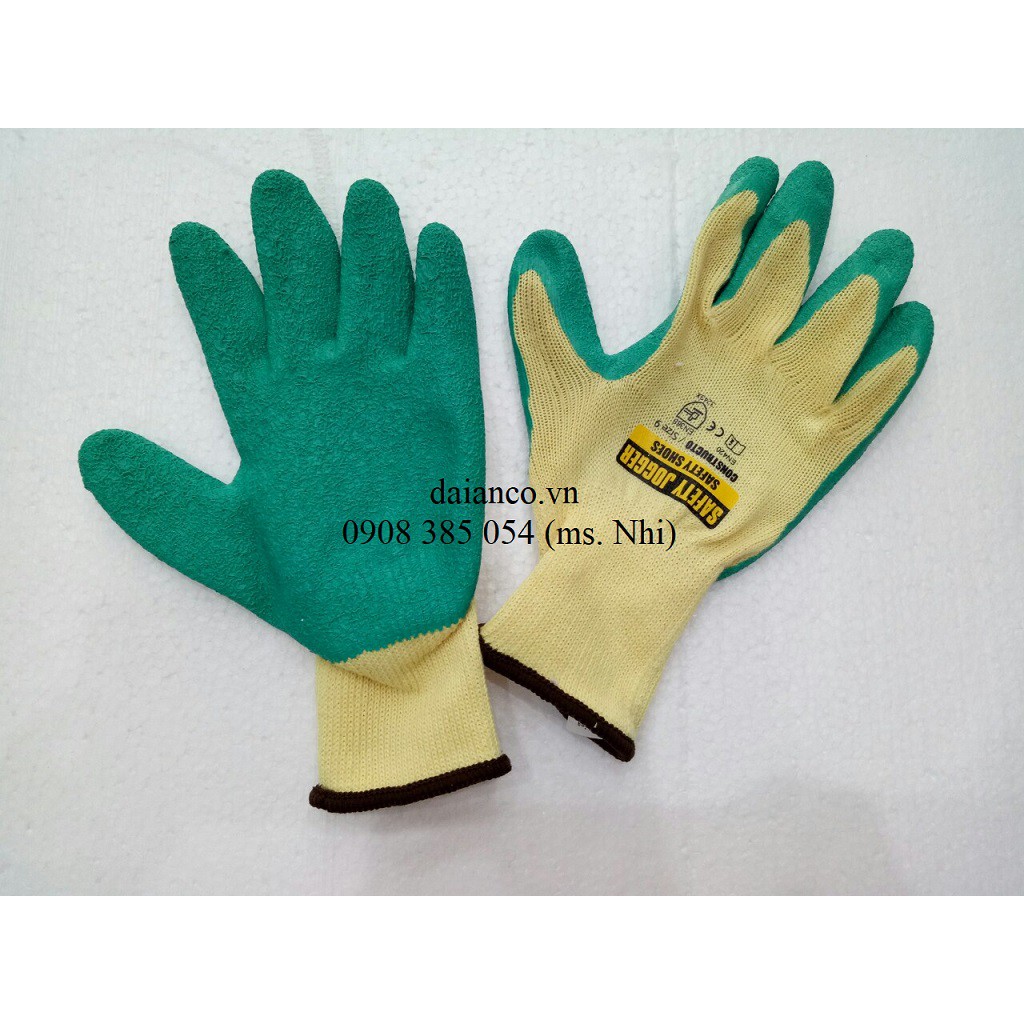 Găng tay phủ nhựa chống dầu bảo vệ tay hãng Safety Jogger Constructo - hàng chính hãng, có sẵn