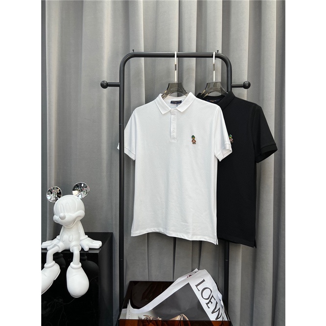 Áo Thun polo In logo Vịt Kim Loại L0uis Vu1tt 2022 S-4XL Thời Trang Mùa Hè Năng Động
