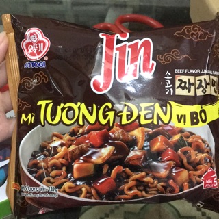 Mì Jin Tương Đen Vị Bò Gói 135g