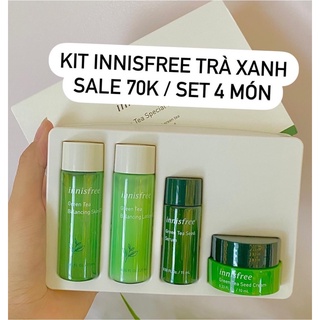 Set kit innisfree trà xanh 4 món
