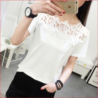 Áo nữ kiểu thời trang - Trắng, đen - E38110