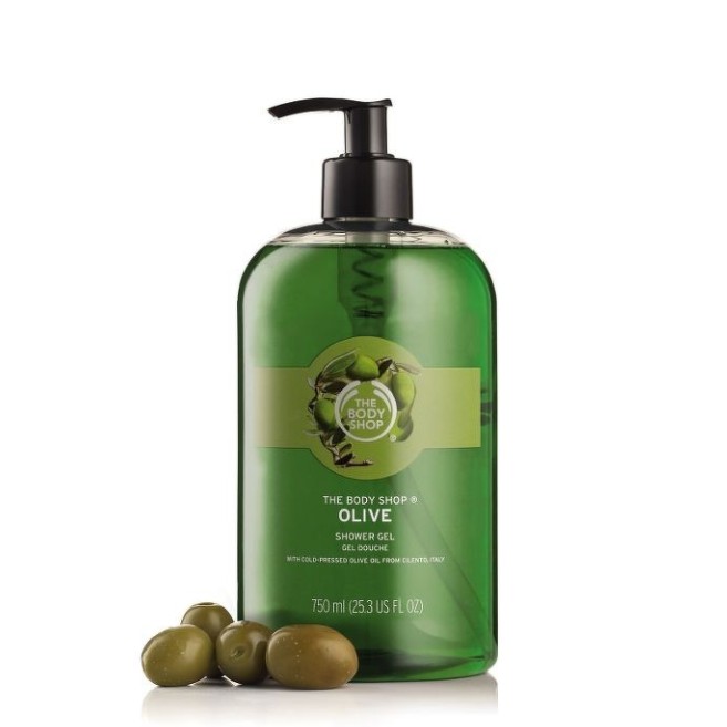 Sữa tắm The Body Shop Olive 750ml dạng gel