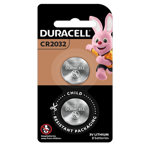 Vỉ 2 Viên Pin Duracell CR2032 / CR2025 / CR2016 Lithium 3V - Hàng chính hãng