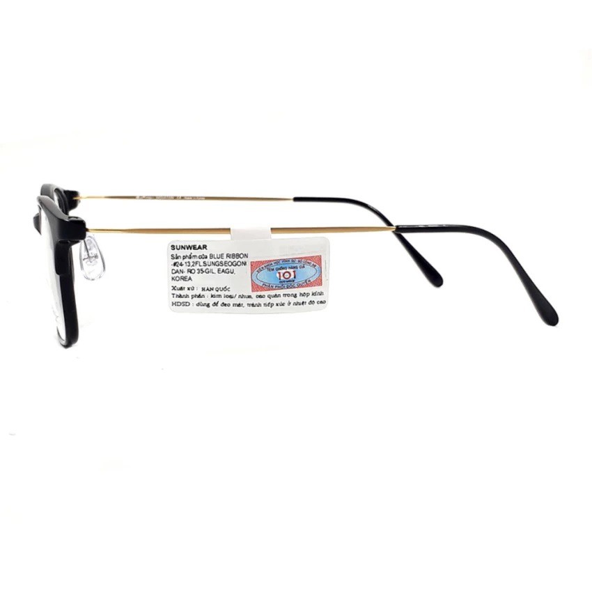 kính cận EXFASH EF6523 001 GD BẢO HÀNH VĨNH VIỄN, CHÍNH HÃNG HÀN QUỐC (tròng cận 0 độ)