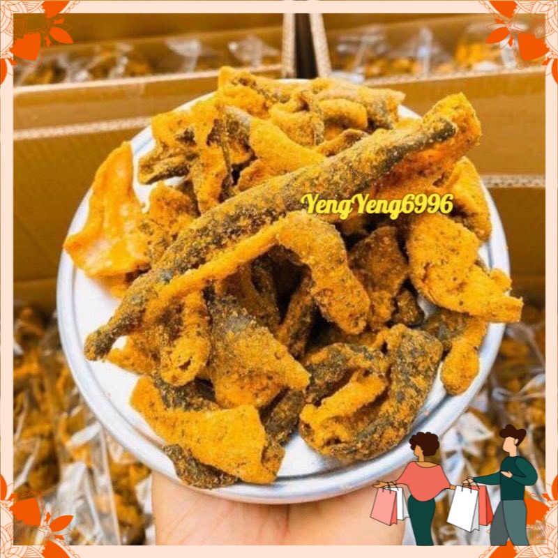 HỘP DA CÁ TRỨNG MUỐI CHIÊN GIÒN 250GR