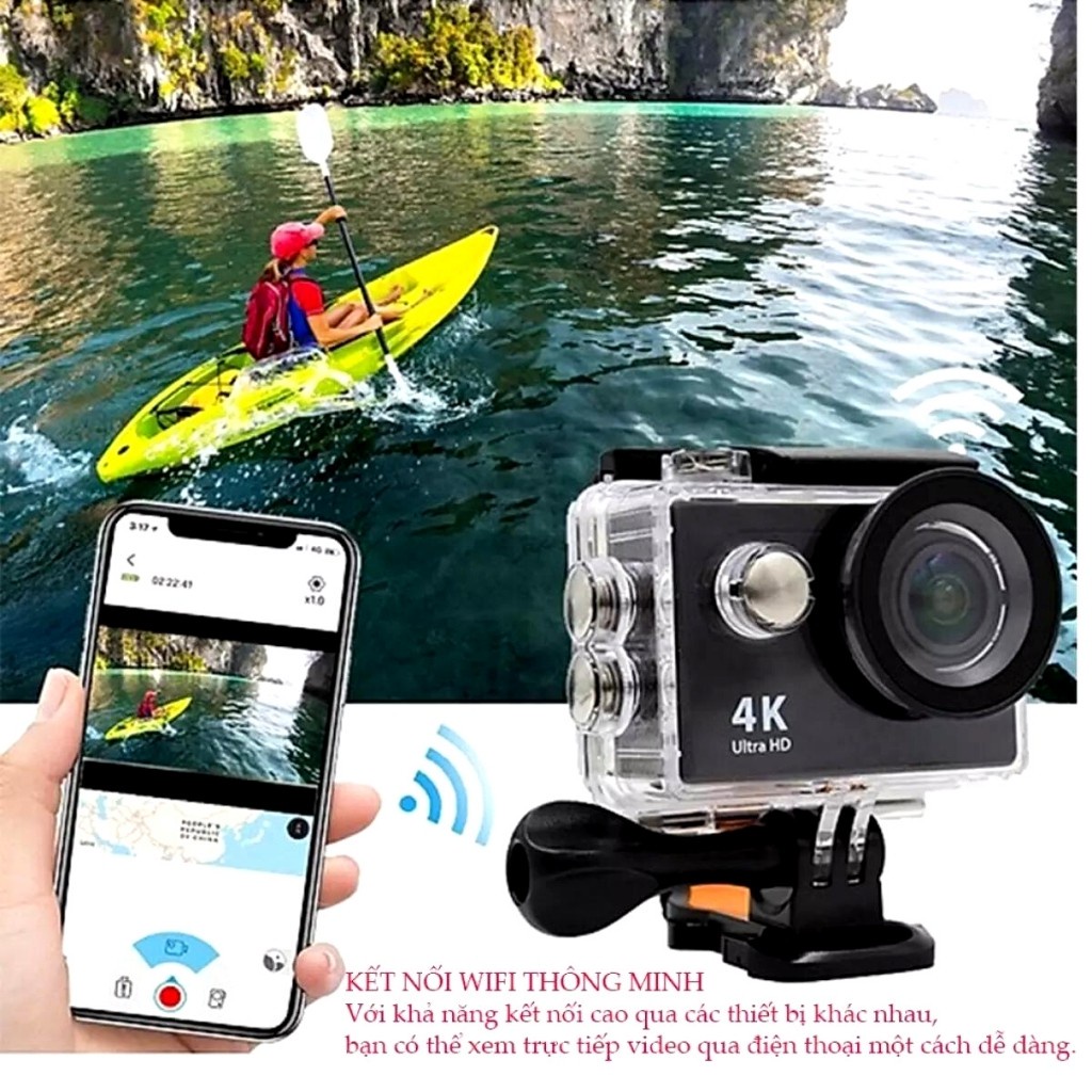 Camera Hành trình chống nước 4K Sports Ultra HD DV,Kết Nối Wifi Chống Rung Hỗ Trợ Quay Ban Đêm | BigBuy360 - bigbuy360.vn