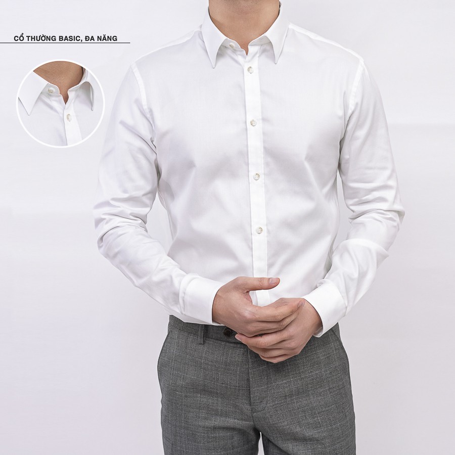 Áo Sơ Mi Nam Cotton 90% Cao Cấp - Vải Cotton Mềm Mịn, Siêu Mát - Dáng Regular Fit Tôn Dáng, Thoải Mái - Venisce