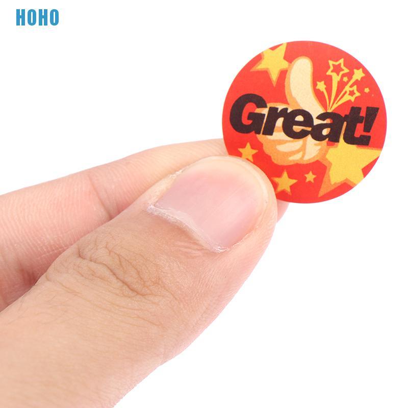 Set 500 Hình Dán "Good Job" 8 Thiết Kế Vui Nhộn Cho Bé