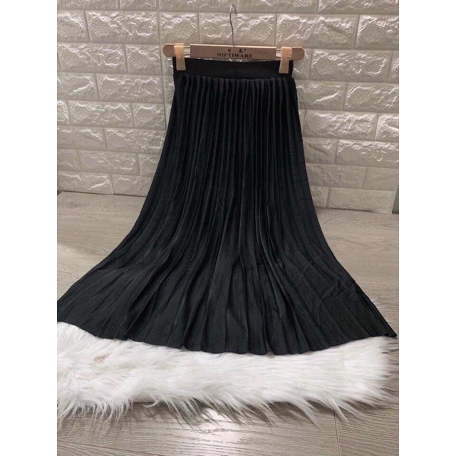 Chân Váy Xếp Ly Dài Thần Thánh Sắn 3 Màu Kèm Video | BigBuy360 - bigbuy360.vn