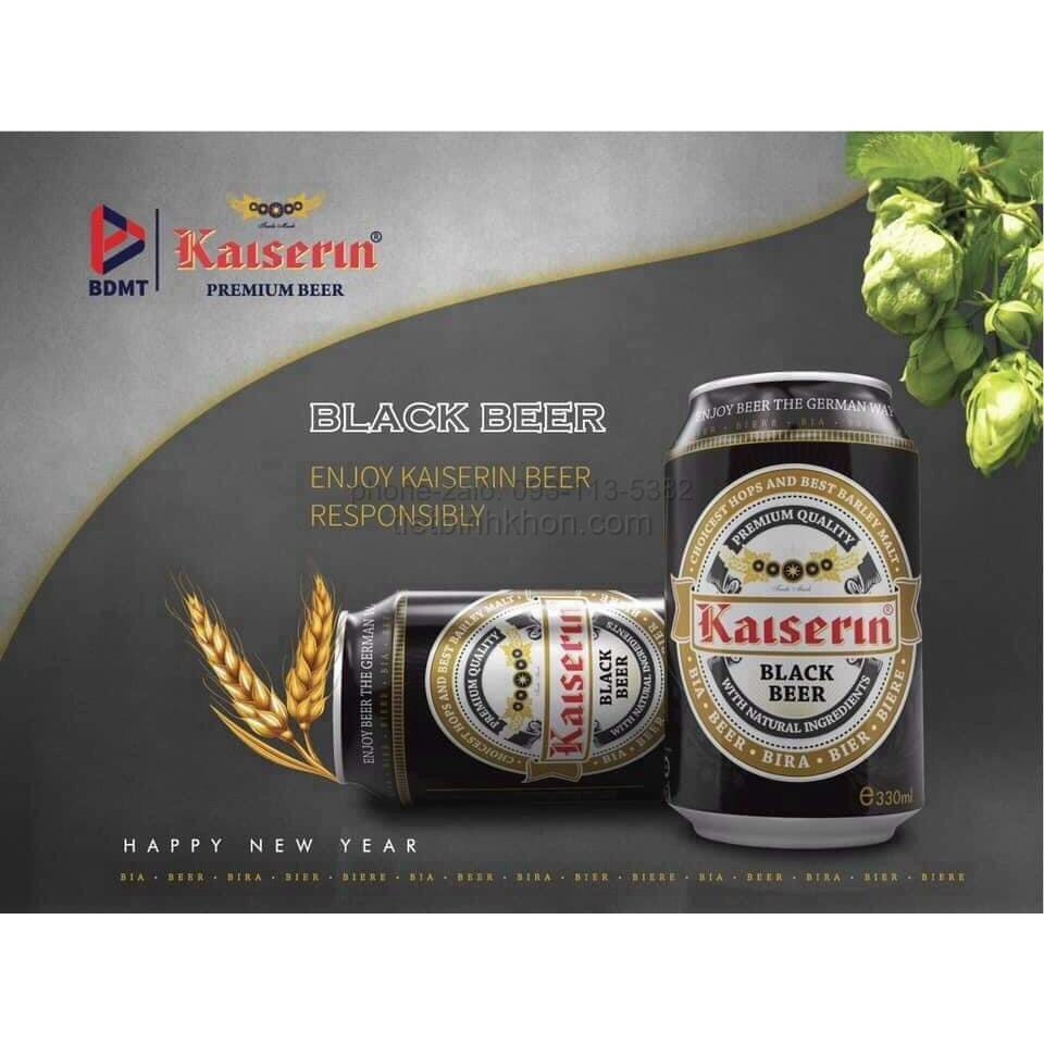 BIA ĐEN ĐỨC KAISERIN BLACK
