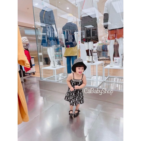 Váy đầm kèm nón DI cho bé gái