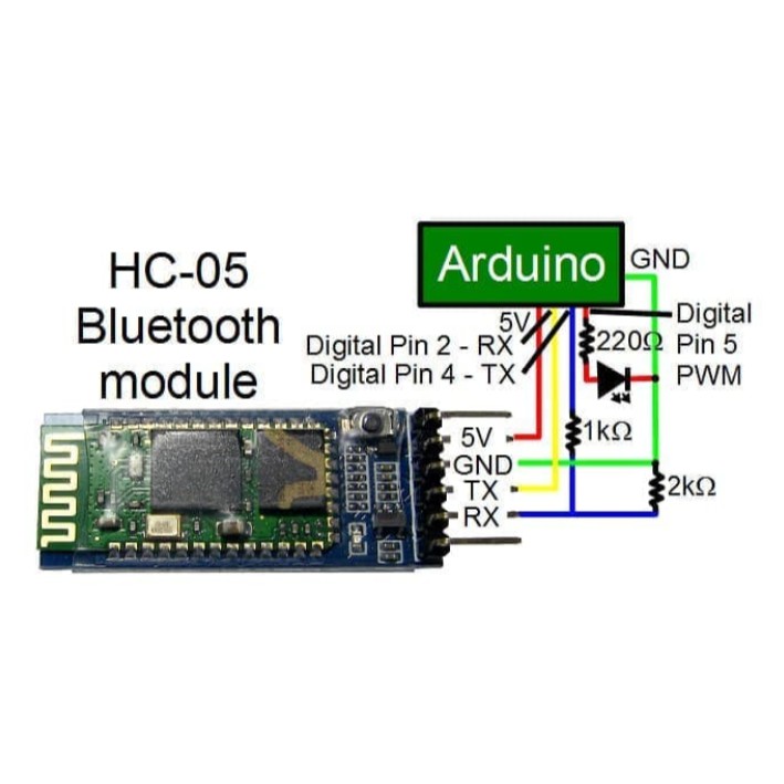 Mô-Đun Bluetooth Không Dây Hc-05 Hc05 Master-Slave 6pin Cho Arduino