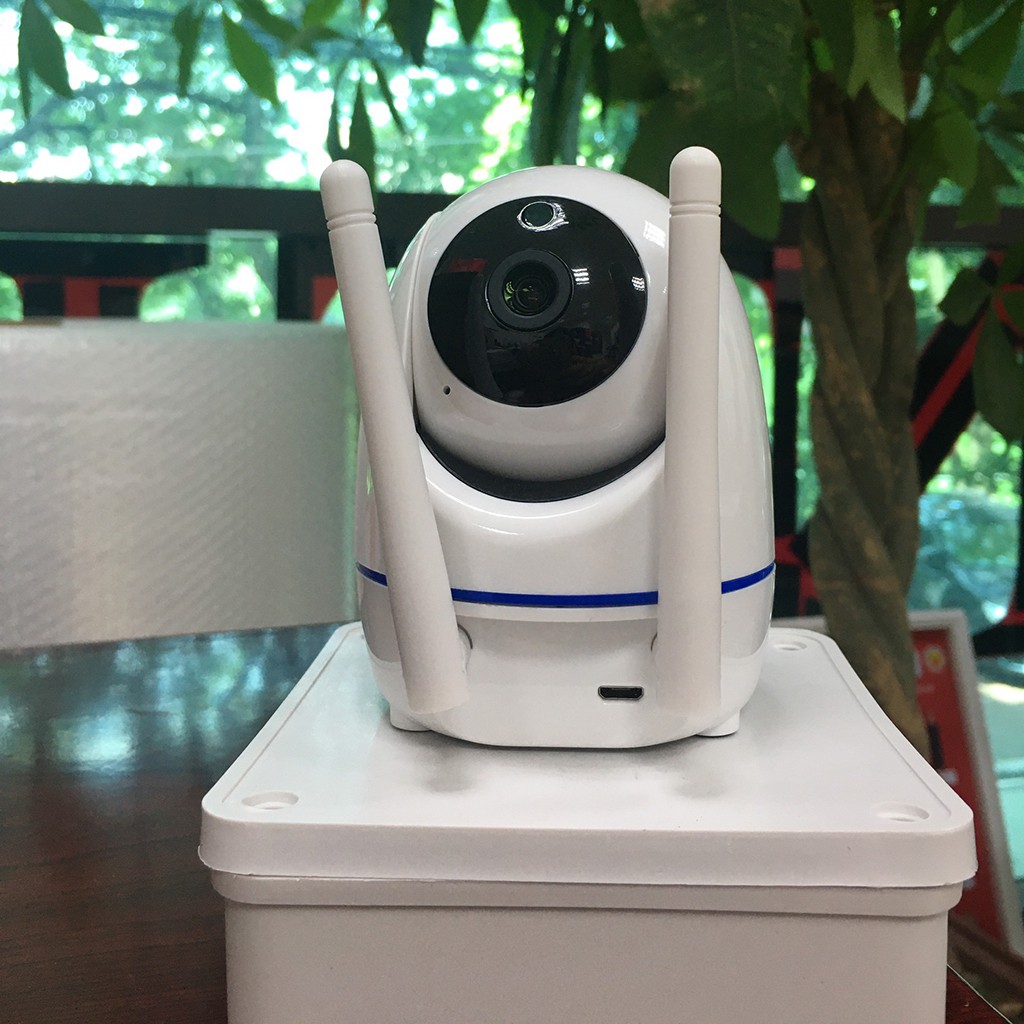 [XẢ HẾT] Camera wifi không dây Eye 2 râu 1080p, Đàm thoại hai chiều xoay 360 |camera không dây|camera wifi khong day