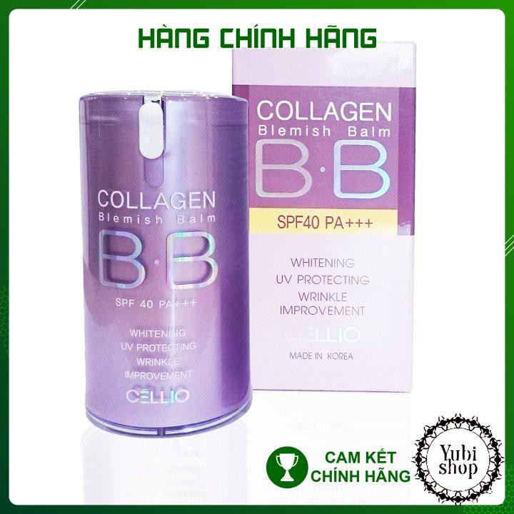 [HÀNG AUTH] KEM NỀN BB COLLAGEN CELLIO - HÀN QUỐC - KEM NỀN CELLIO COLLAGEN BLEMISH BALM BB SPF 40 PA+++ - New