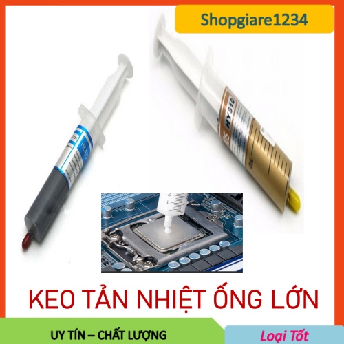 Keo Tản Nhiệt Hủ / Ống Chích Lớn Xám - Loại Tốt- Làm Mát CPU - Giúp CPU hoạt động hiệu quả