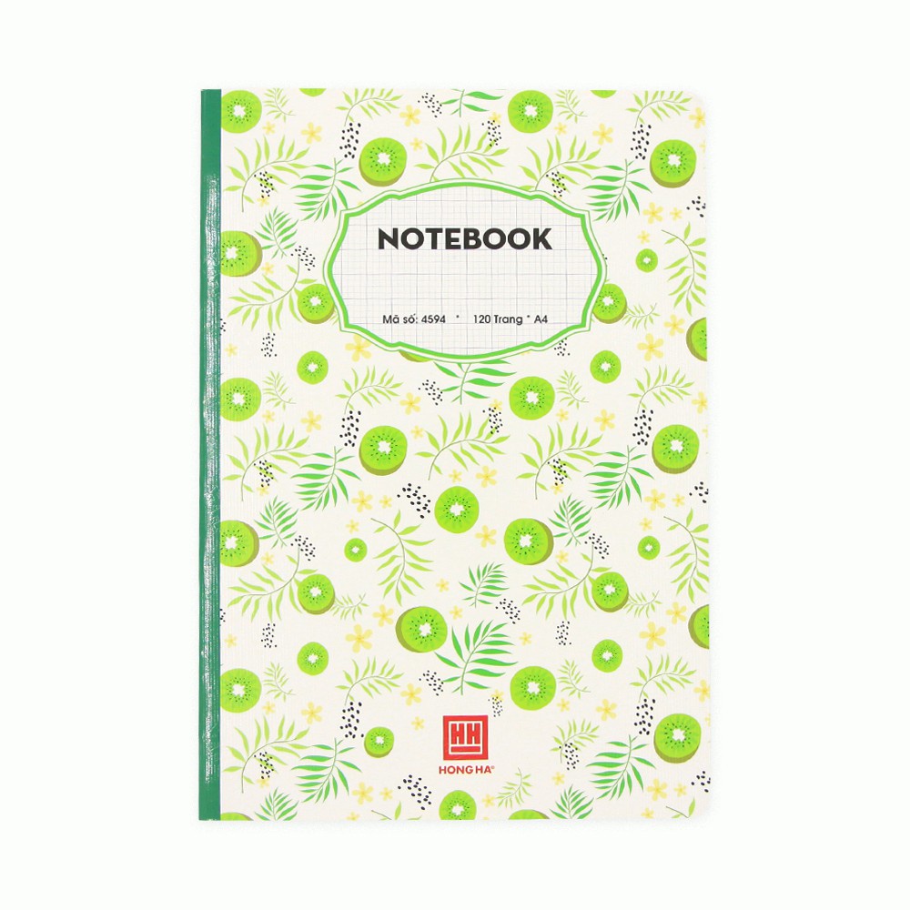 Sổ 4 ô ly 120 trang khổ A4 Notebook Hồng Hà - MS: 4594