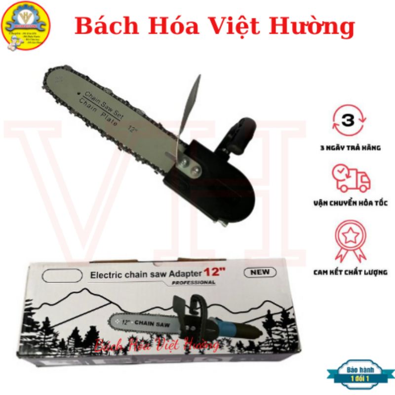 Lưỡi cưa xích gắn vào máy mài tạo th hà máy cưa gỗ tiện lợi - Bách Hóa Việt Hường