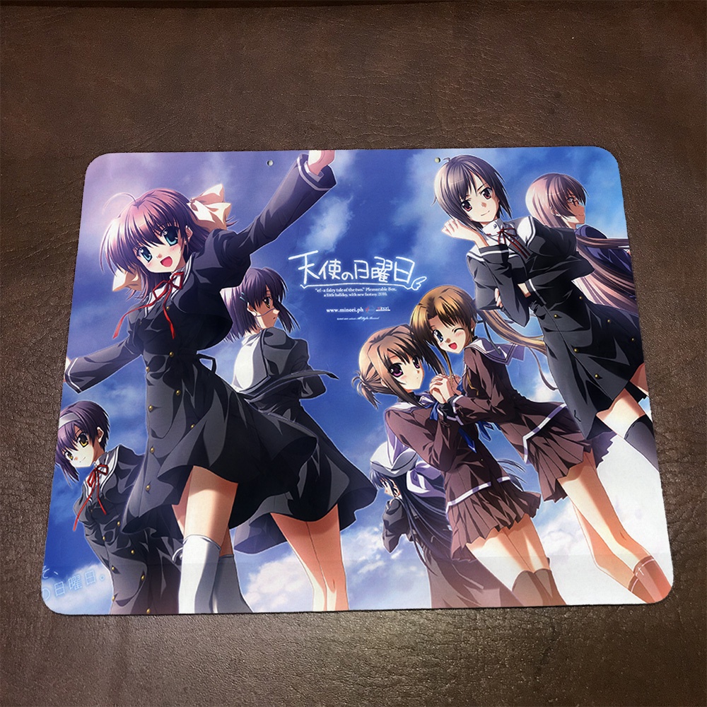 Lót chuột máy tính Anime Ef Wallpapers 1 Mousepad cao su êm ái. Nhận in theo yêu cầu