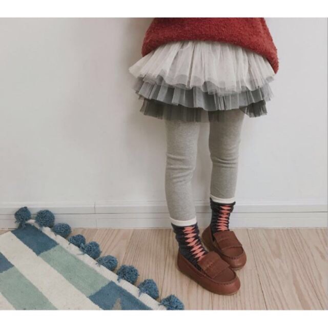 Legging phối váy xoè cho bé 2-10 tuổi