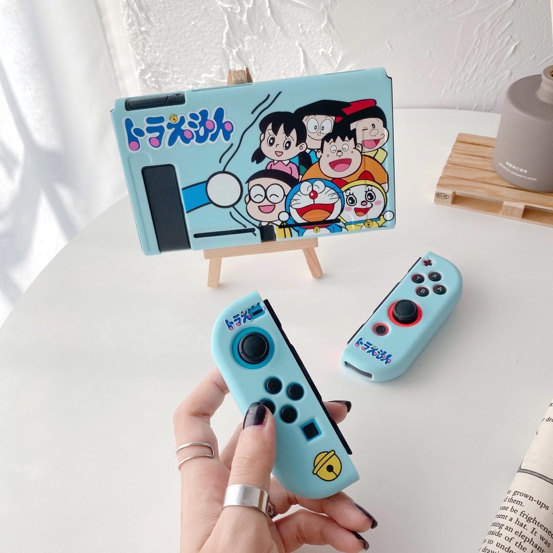 Ốp Bảo Vệ Máy Chơi Game Nintendo Switch Hình Doraemon 3d Xinh Xắn