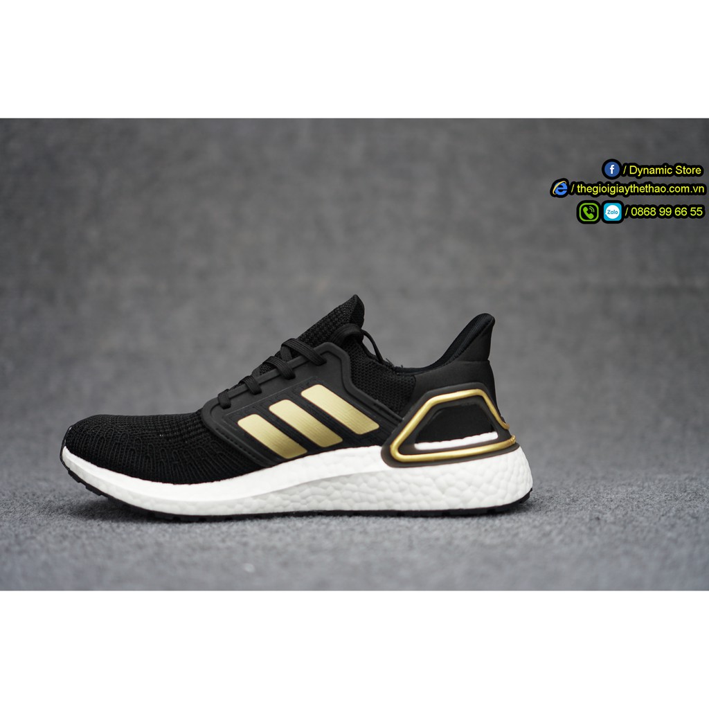 Giày Ultra Boost 20 Black Gold "Best Quality"