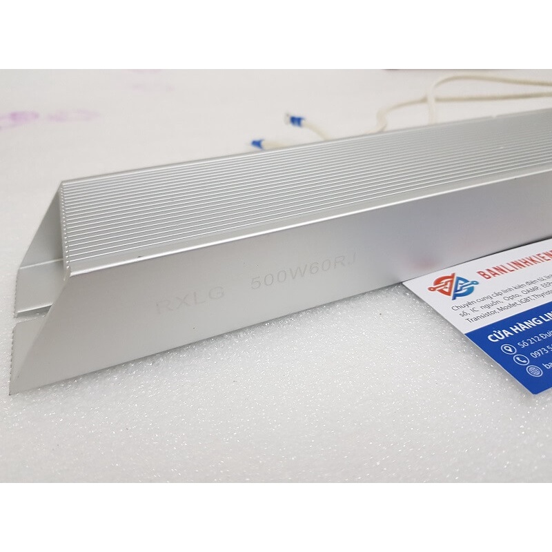 Điện trở công suất, điện trở xả RXLG 500W60RJ ( 500W 60RJ ) 285x60x30mm