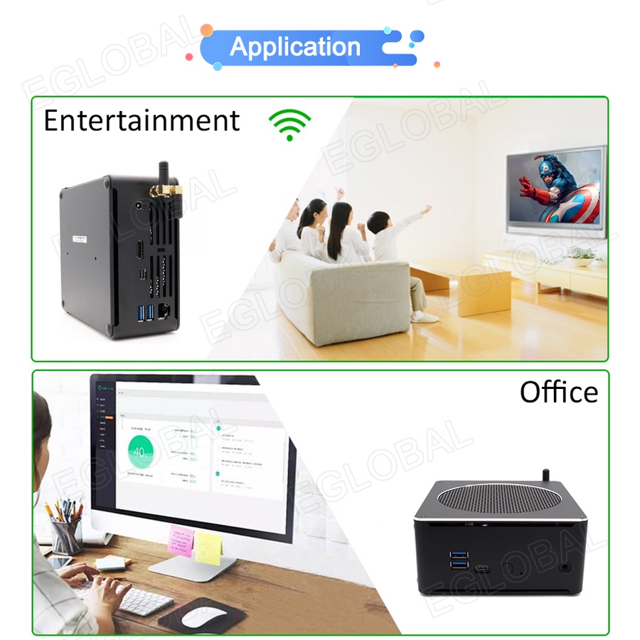 Máy tính mini, mini pc EGLOBAL S200 Intel Core i5 9300H GAMING, OFFICE. | BigBuy360 - bigbuy360.vn