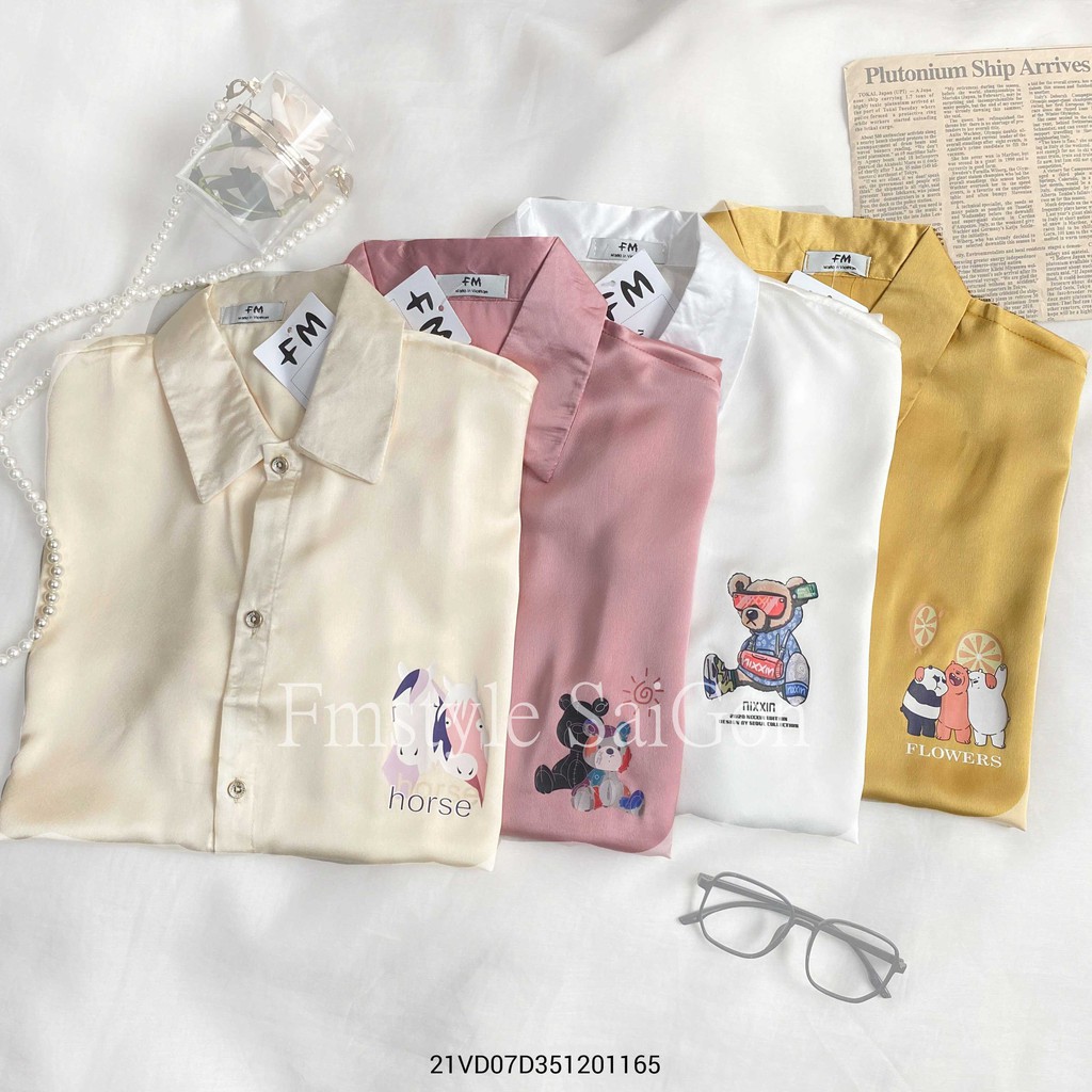 Đầm sơ mi lụa cổ đức vạt bầu ullzang thời trang nữ FMStyle SaiGon 21VD07D351201 | BigBuy360 - bigbuy360.vn