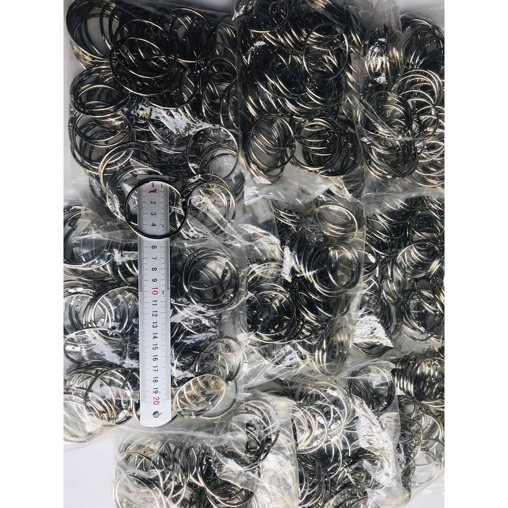 100 khoen tròn các loại dùng treo màng cửa xâu flashcard