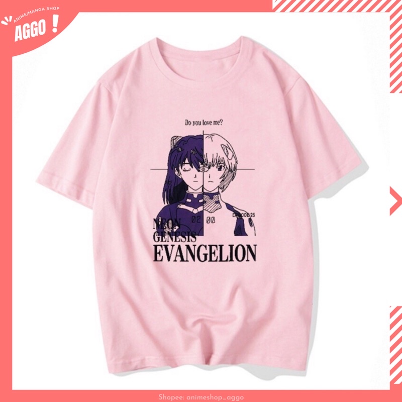 Áo thun in hình anime Ayanami Rei nam nữ đủ size