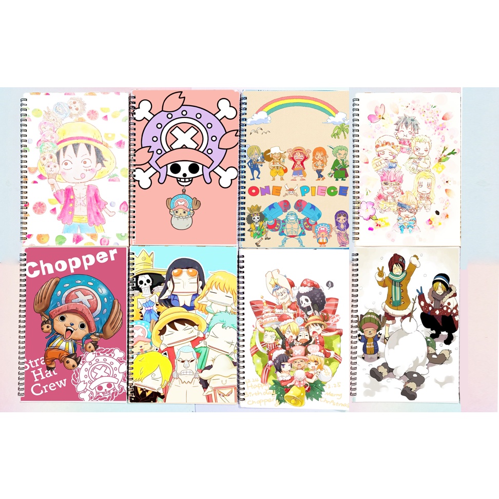 Sổ lò xo chopper one piece SLX44 100 trang 14x20cm sổ A5