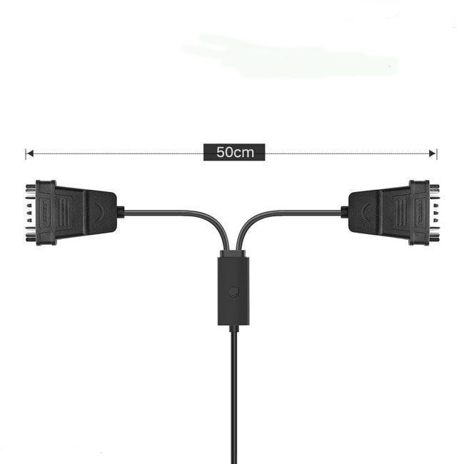 [Mã 155ELSALE giảm 7% đơn 300K] Cáp Chuyển USB to 2 Cổng RS232 ( USB to 2 Com) Ugreen 30769