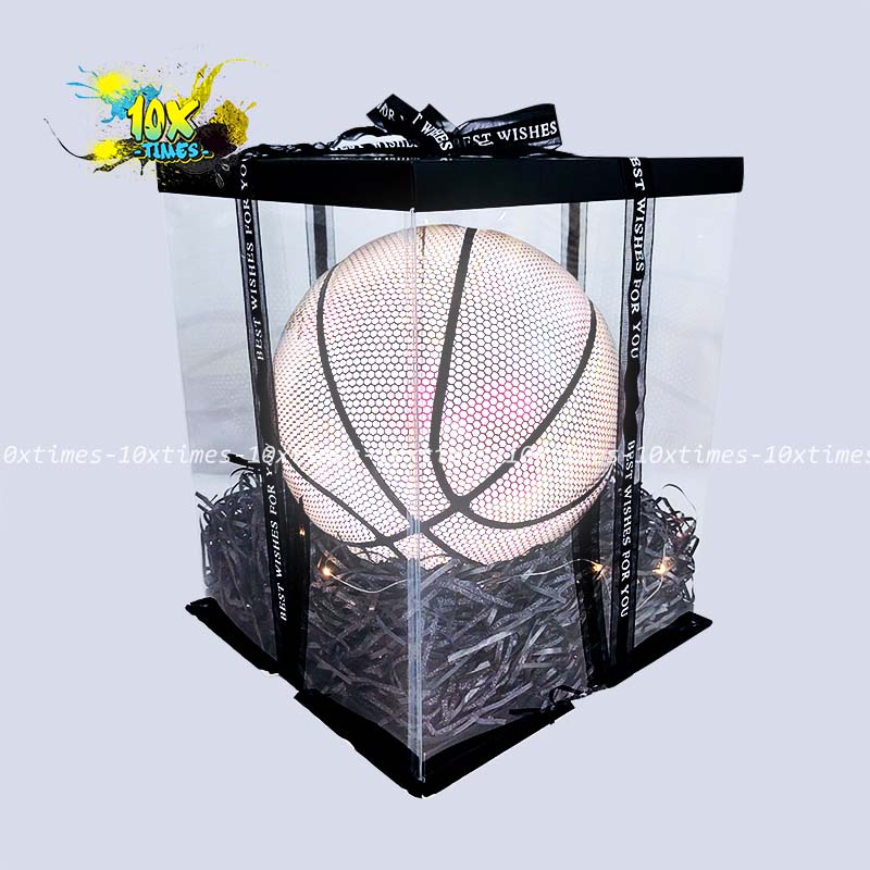 (size lớn) Hộp mica nhựa trong suốt 2 loại nắp đựng gấu, bánh sinh nhật quà tặng bạn trai bạn gái 10xtimes