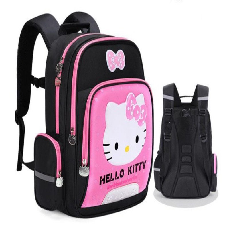 [Mẫu Mới 2021] Balo Đi Học Cho Bé Gái Lớp 1 Đến Lớp 3 - Ba Lô Hình HelloKitty Vô Cùng Dễ Thương