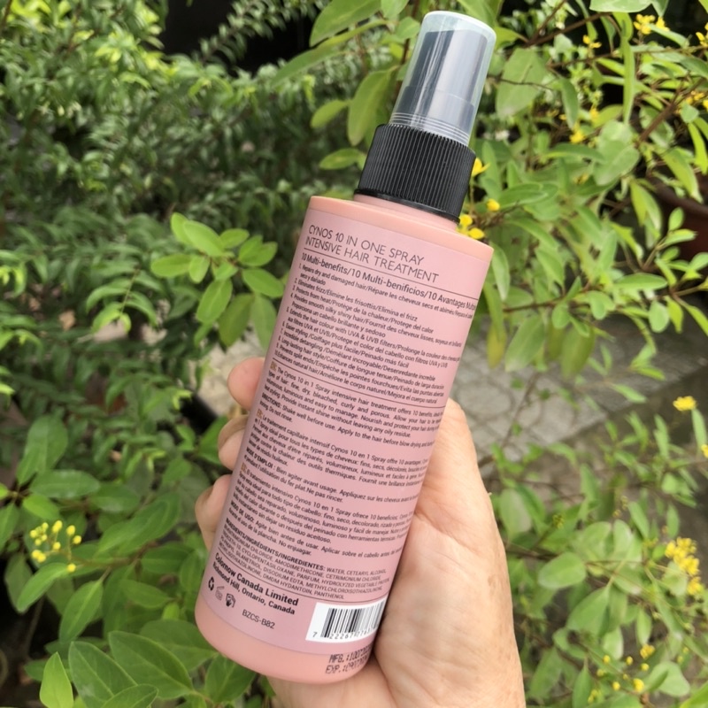 Xịt dưỡng 10 tác dụng trong 1 CYNOS 10 IN ONE Spray Intensive Hair Treatment 200ml - CANADA