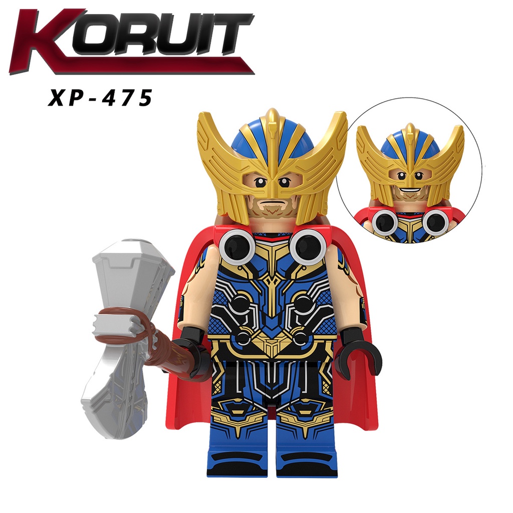 Mô Hình Nhân Vật Zeus Gergroot Marvel avengers nano minifigures