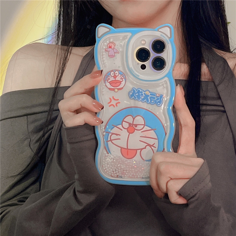 Ốp Điện Thoại TPU Silicon Mềm Họa Tiết Cát Chảy Hình Tai Mèo Cho iPhone 11 12 13 Pro Max 12Pro 13Pro X XS Max XR 7 8 Plus