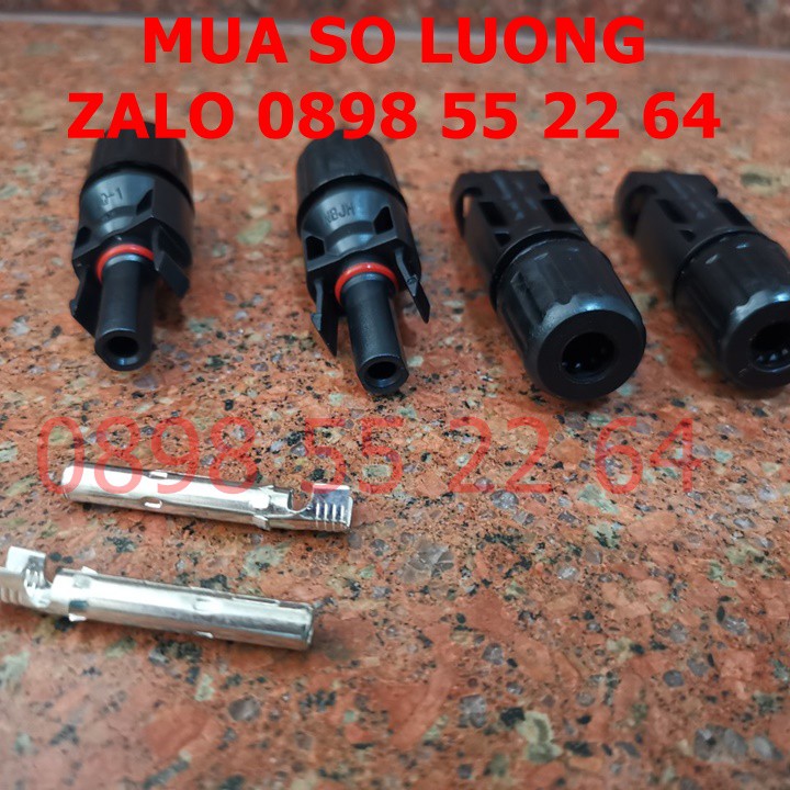 Bộ jack mc4 âm dương chuyên dụng cho điện mặt trời