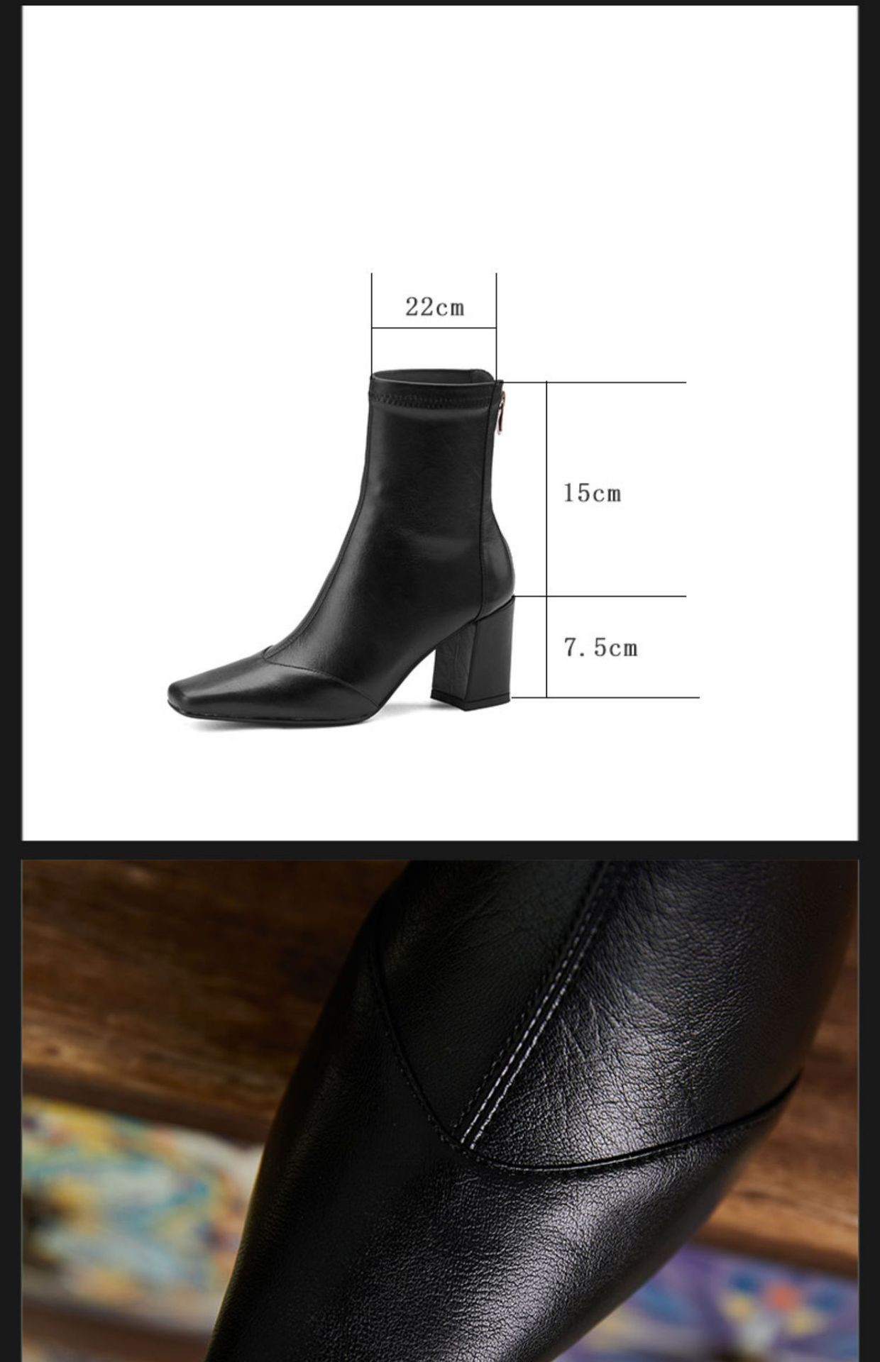 Giày bốt nữ cao gót co giãn phong cách Pháp thời trang thu đông năng động | BigBuy360 - bigbuy360.vn