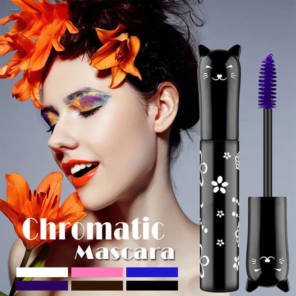 Mascara chống thấm nước bền màu thiết kế hình mèo dễ thương