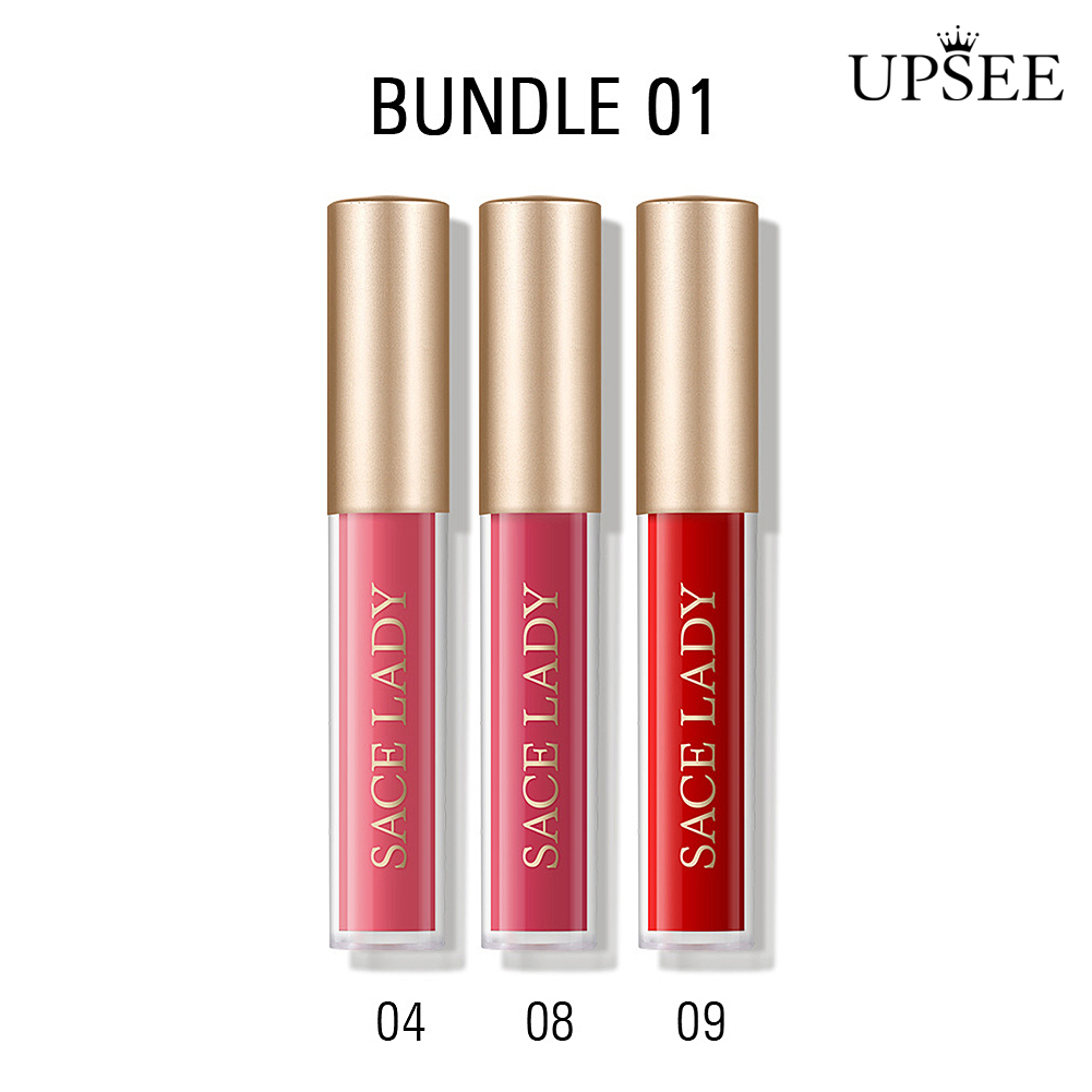 (Hàng Mới Về) Set 3 / 6 Son Bóng Sace Lady Chống Thấm Nước Và Không Bết Dính | BigBuy360 - bigbuy360.vn