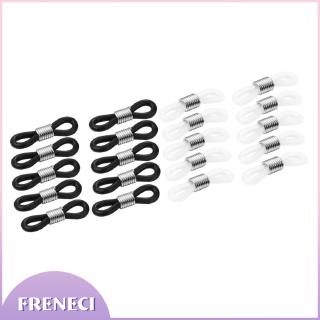Set 200 Đầu Nối Dây Chuyền / Vòng Cổ Thiết Kế Trong Suốt Màu Bạc / Đen Chống Trượt Tiện Dụng