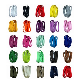 180cm Dây Giày Đế Bằng Rộng 8 Mm Cho Giày Sneaker Giày Thể Thao Giày Bốt Nhiều Màu Sắc