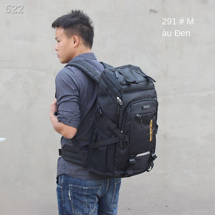 80L dung tích lớn đi bộ đường dài ngoài trời ba lô nam công tác hành lý quần áo làm việc