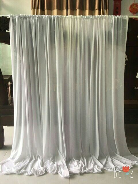 Rèm vải voan thun rộng 1,7m dài 2,5m(khách muốn kích thước rộng hơn mua nhiều tấm ghép vao)