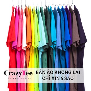 XẢ KHO 3 NGÀY _ ÁO THUN TRƠN NAM NỮ SIÊU RẺ SIÊU ĐẸP