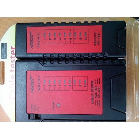 Máy test mạng NF468 test thông rj45, rj11 cao cấp, hãng Noyafa